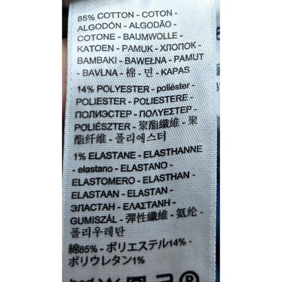 Levi's High Rise Button Fly‎ Wedgie Straight Fit Raw Hem Denim Jeans Size 25 - Picture 6 of 8